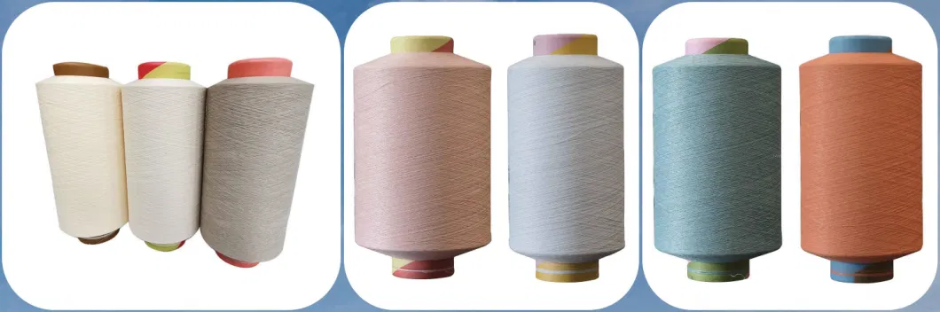 24s Cotton Like Polyester Yarn Full Dull Filament DTY Yarn AA Grade for Fabric